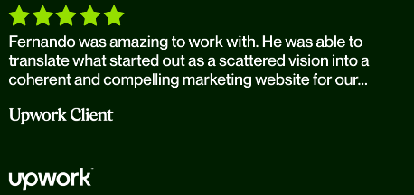 Upwork client review screenshot 2