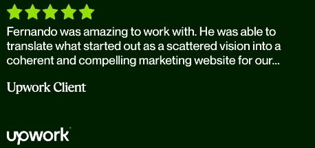 Upwork client review screenshot 18