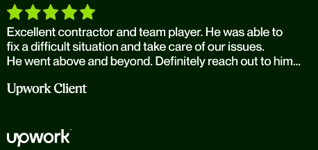 Upwork client review screenshot 21