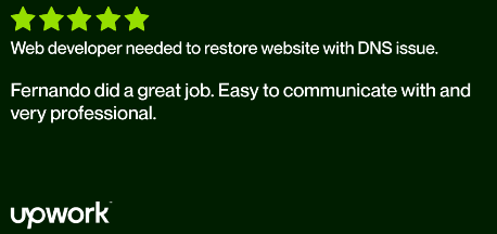 Upwork client review screenshot 8