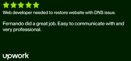 Upwork client review screenshot 24