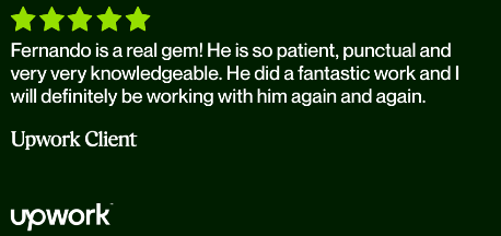 Upwork client review screenshot 10