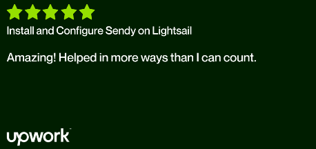 Upwork client review screenshot 15