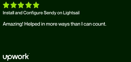 Upwork client review screenshot 31